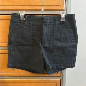 Banana Republic blk/charcoal chino shorts